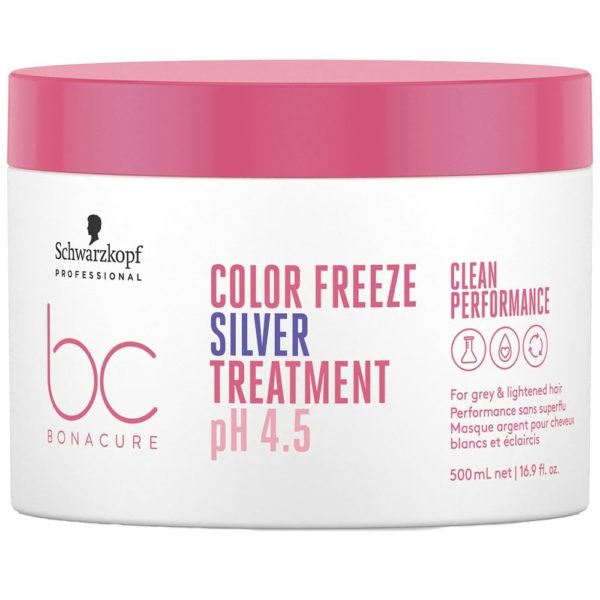 schwarzkopf professional bc bonacure clean ph 4 5 colour freeze silver treatment 500ml Clonmel Salon online