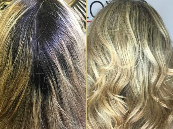 Hair Colour Correction Clonmel Before and After